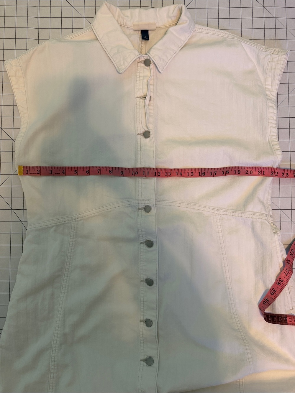 Universal Thread White Button-Front Mini Dress - Picture 4 of 5